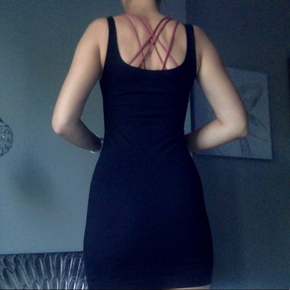 Black Mini Dress - Picture 3 of 6